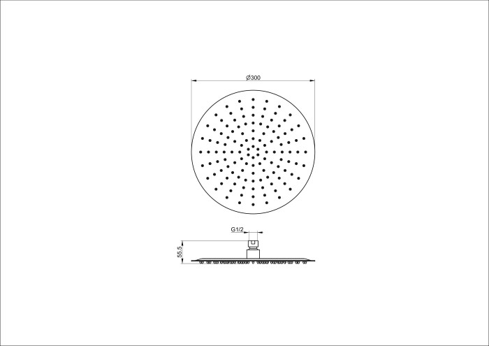 Верхний душ, Wonzon & Woghand, WW-88DP04-BG цвет: золото