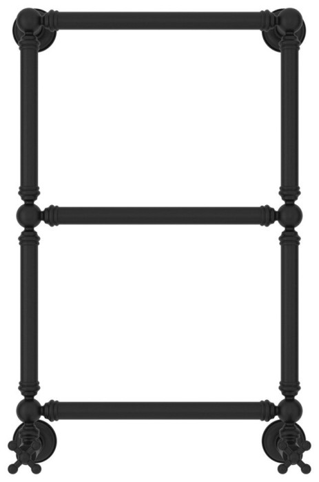 Сунержа Водяной полотенцесушитель 660x400, Ренессанс, 31-0280-6640 цвет: матовый чёрный