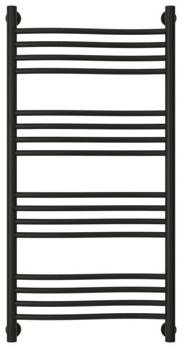 Сунержа Водяной полотенцесушитель 1000x500, Флюид+, 31-0222-1050 цвет: матовый чёрный