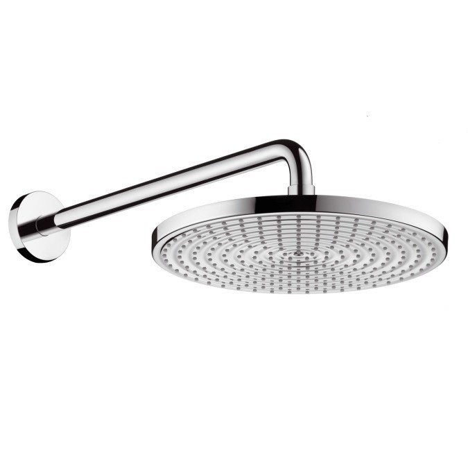 Верхний душ с настенным кронштейном Raindance S Hansgrohe, хром арт. 27492000
