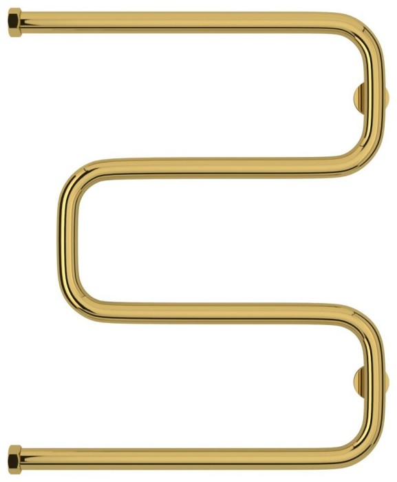 Сунержа Водяной полотенцесушитель 600x500, Ш-образный, 03-0014-6050 цвет: золото