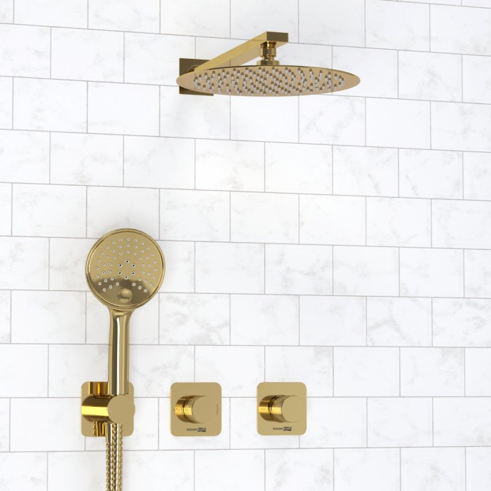 Встраиваемый комплект для душа с верхней душевой насадкой и лейкой Ems 7600 WasserKRAFT арт. A7651.303.183.208.280.197.207