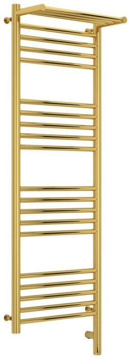 Сунержа Электрический полотенцесушитель 1200x400, Богема 3.0 с 1 полкой, 03-5807-1240 цвет: золото