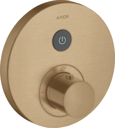 Термостат для душа ShowerSelect Axor, шлифованная бронза арт. 36722140