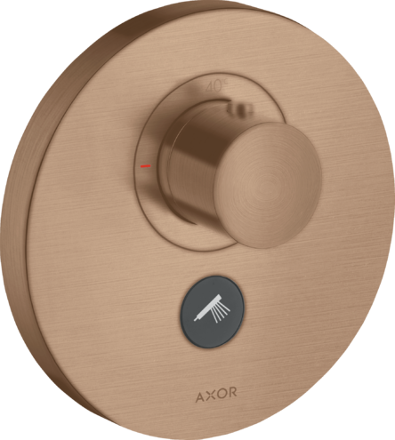 Термостат для душа ShowerSelect Axor, шлифованное красное золото арт. 36726310