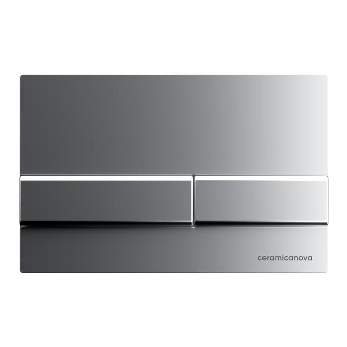 Инсталляция с кнопкой Ceramicanova Envision/ flat, хром арт. CN1002M