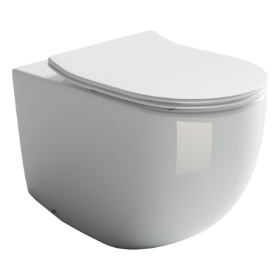 Унитаз с сиденьем Ceramicanova Metropol, белый арт. CN4004