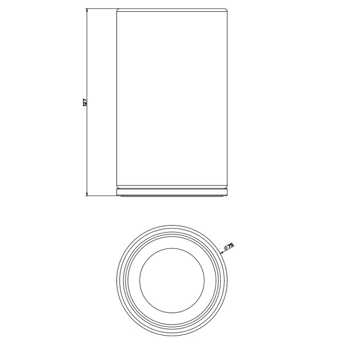 Стакан для зубных щеток настольный, Gessi Inciso, черный/nero xl арт. 58532#299