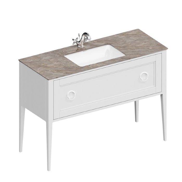 Тумба напольная 1 ящик 120см, Plaza classic Kerama Marazzi, белый - PL.CN.120.1\WHT.M