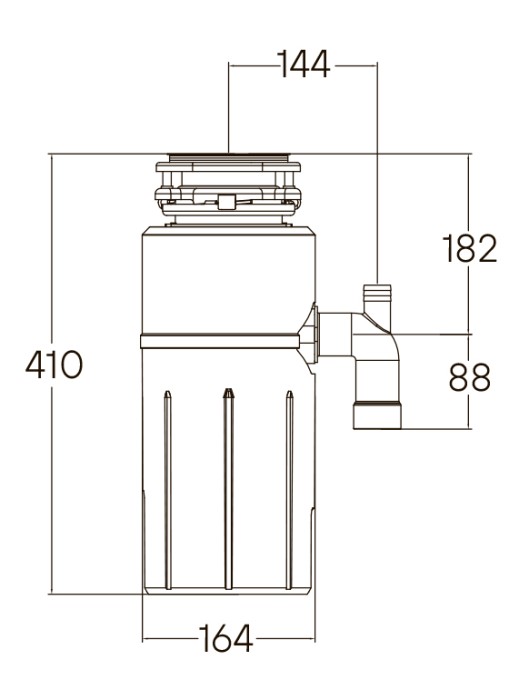 Измельчитель пищевых отходов INTENSO  Paulmark  - I-800