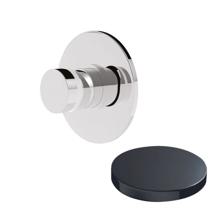 Встраиваемый смеситель для душа, Giulini My ring, хром черный глянц арт. MR0015DCRN