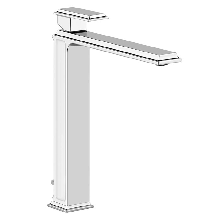 Смеситель для раковины на 1 отверстие, высокий, с донным клапаном, Gessi Eleganza, хром арт. 46003#031