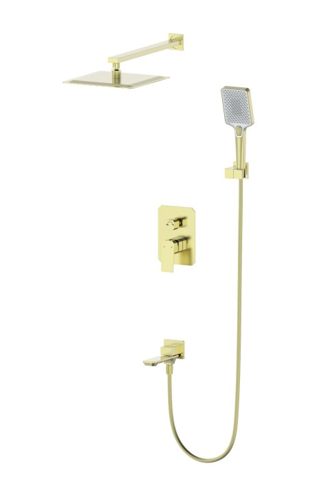 Душевая система встраиваемая, Wonzon &amp; Woghand Diamond, WW-88939011-BG цвет: золото