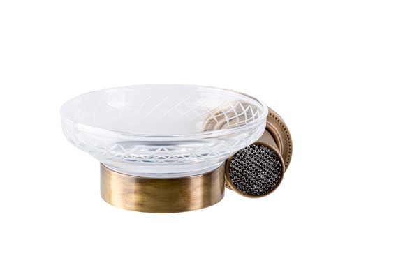 Настенная мыльница balck br, Boheme Royal cristal - 10923-BR-B