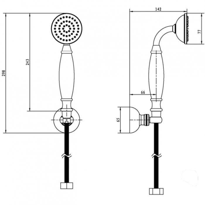Душевой набор, Boheme Medici - 407