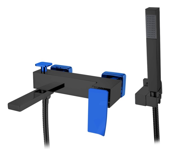 Смеситель для ванны blackuv.2, Boheme Q - 143-BUW.2