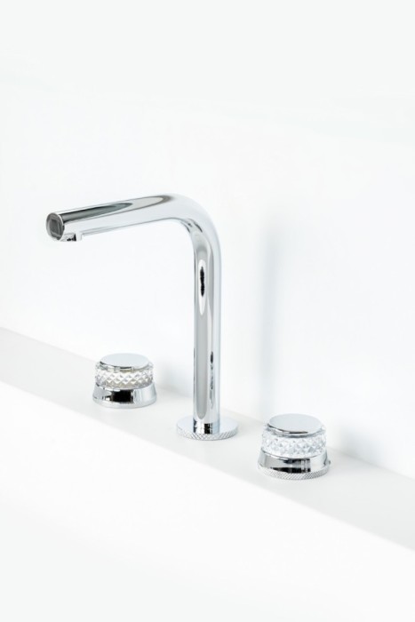 Смеситель на столешницу на 3 отв. Chrome, Boheme Aura - 152-CR-A