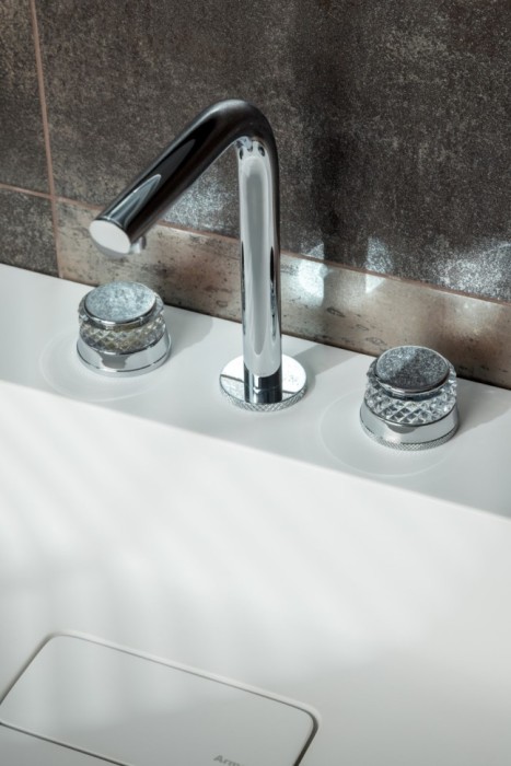 Смеситель на столешницу на 3 отв. Chrome, Boheme Aura - 152-CR-A