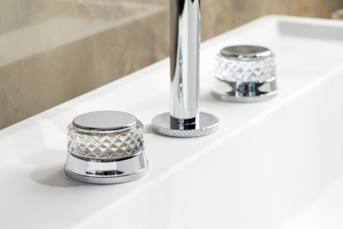 Смеситель на столешницу на 3 отв. Chrome, Boheme Aura - 152-CR-A