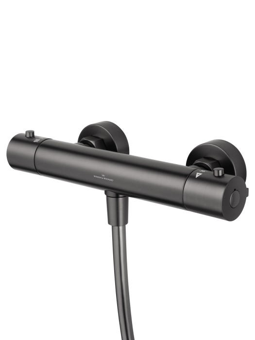 Смеситель для душа с термостатом, Wonzon & Woghand Inn, WW-B2065-A-BGG цвет: графит