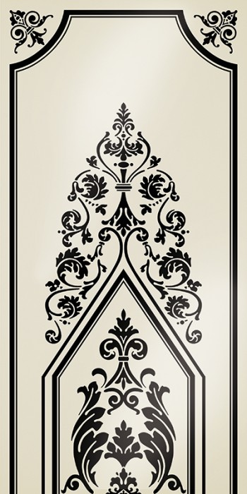 Плитка arabesque nero with fibre-glass 50x100 PETRACER'S Ad personam арт. TR ARABESQUE 05