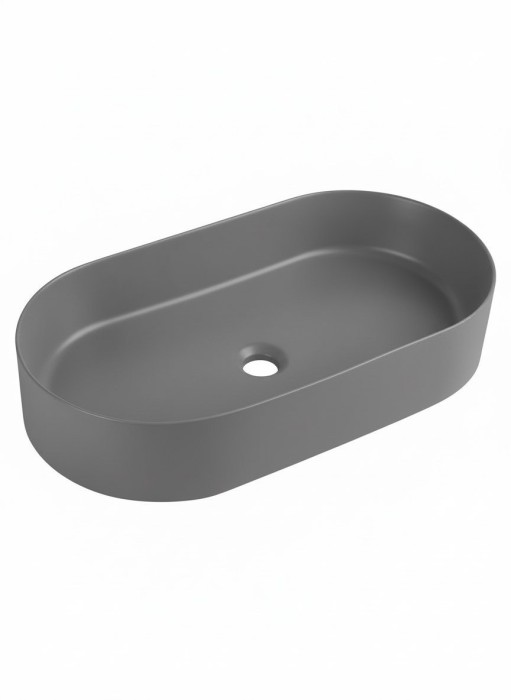 Накладная раковина овальная, Wonzon &amp; Woghand Ontario, WW-RN41363-MG цвет: серый