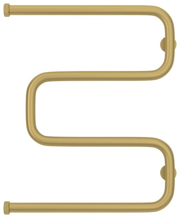 Сунержа Водяной полотенцесушитель 600x500, Ш-образный, 032-0014-6050 цвет: матовое золото