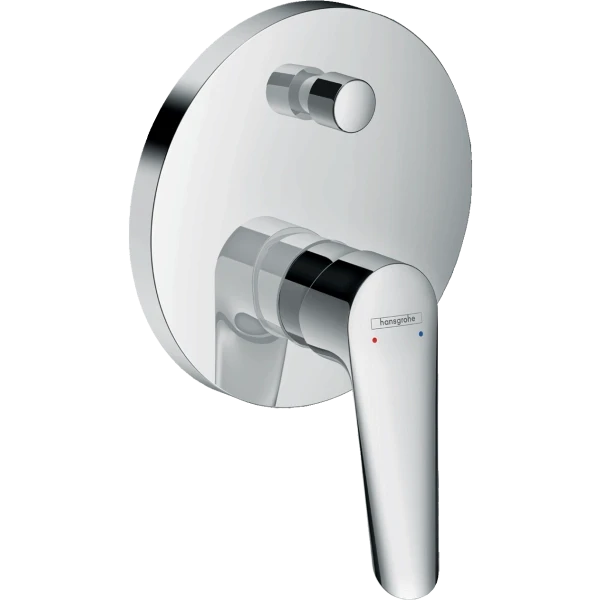Смеситель для ванны E скрытого монтажа, Hansgrohe Logis E, хром арт. 71404000