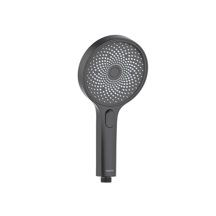 Ручной душ Select 130 3 jet, Aquatek Оберон, черный арт. AQ2007MB
