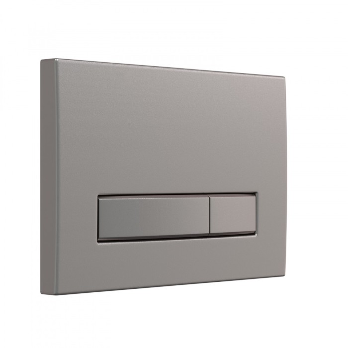 Кнопка для инсталляции, матовый никель, Berges Атом line арт. 049229