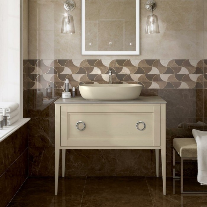 Тумба напольная 1+1 ящик 100см, Plaza classic Kerama Marazzi, бежевый - PL.CN.100.1+1\CAP.M