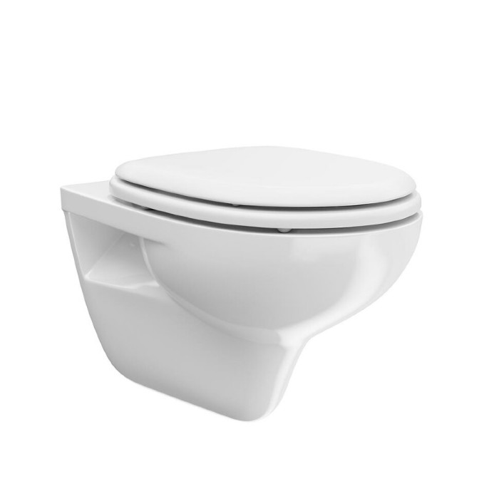 Унитаз подвесной, безободковый, Pro Kerama Marazzi, белый - XPRO.wc.02