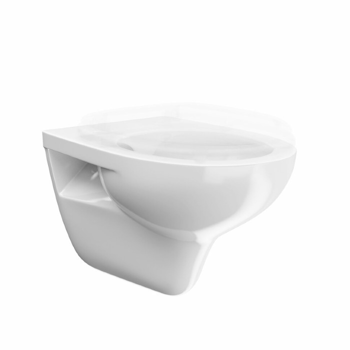 Унитаз подвесной, безободковый, Pro Kerama Marazzi, белый - XPRO.wc.02