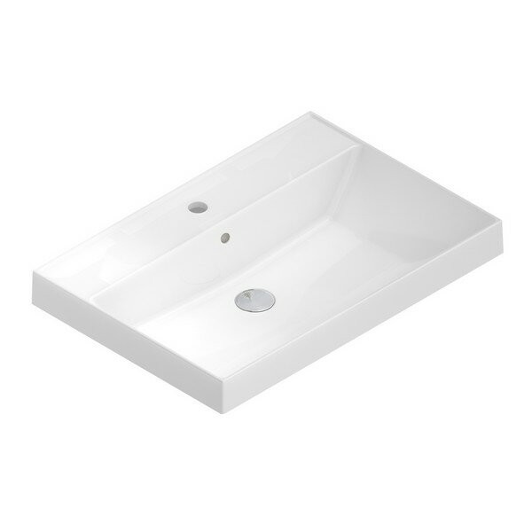 Раковина 70 см с крепежом, Cubo Kerama Marazzi, белый - CU.wb.70