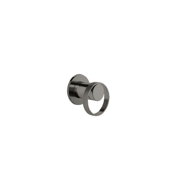 Встраиваемый однорычажный смеситель на 1 выход, Gessi Anello, black metal brushed pvd арт. 63409#707