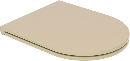 Крышка с сиденьем для подвесного унитаза медовый матовый, GSG Ceramic Design Like, LKCOPRSLTICR016
