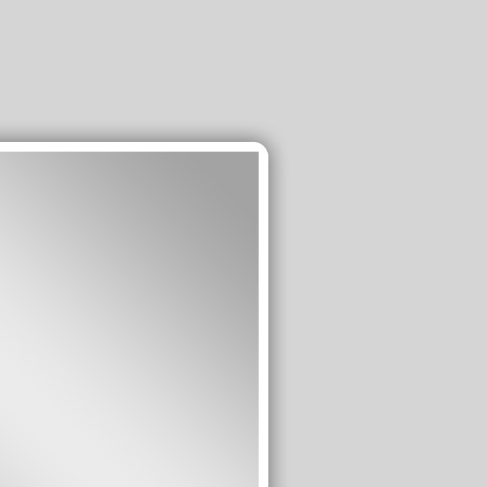 Зеркало 1200х700 подсветка, сенсорный выключатель с функцией диммера, подогрев, Azario Ника - AZ-Z-063WHCS