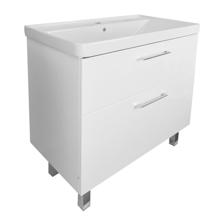 Тумба 80 Н 800х470х850 напольная, с раковиной Monte 80, Azario Ника - CS00082789