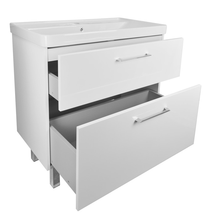 Тумба 80 Н 800х470х850 напольная, с раковиной Monte 80, Azario Ника - CS00082789