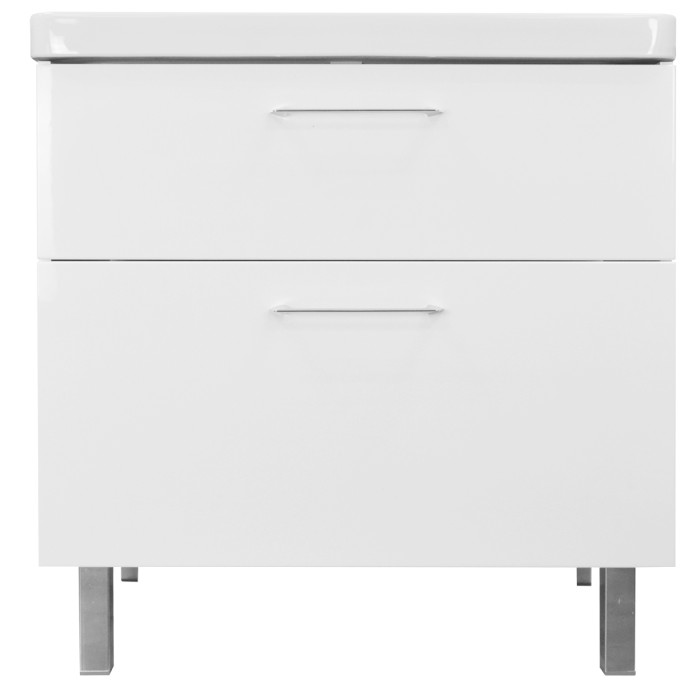 Тумба 80 Н 800х470х850 напольная, с раковиной Monte 80, Azario Ника - CS00082789