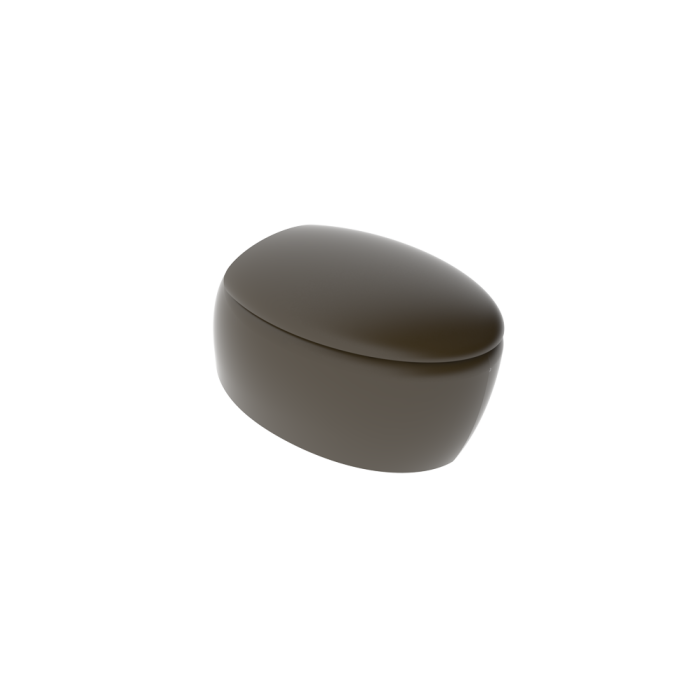 Чаша подвесного унитаза кофейный матовый, GSG Ceramic Design Touch, TOWCSOSC018