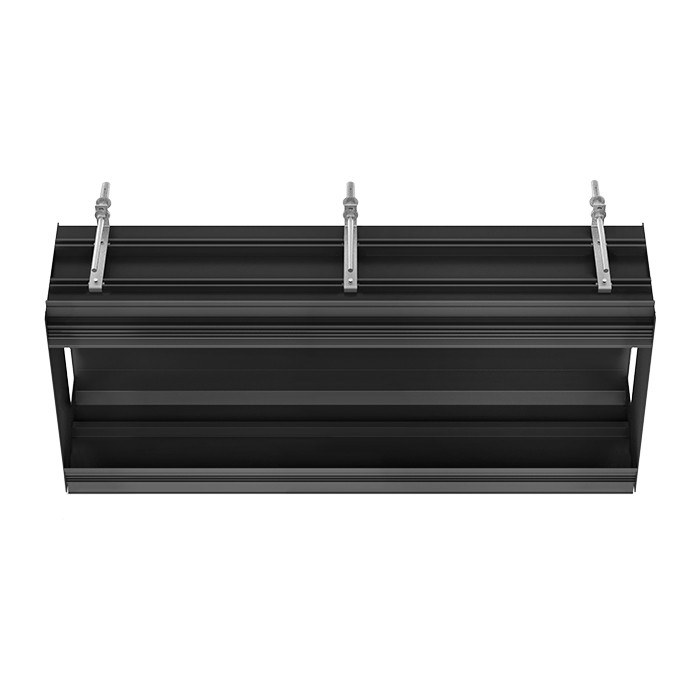 Профиль линейный 880 мм, без подготовки под модули, Gessi Binario, black xl арт. 61017#299