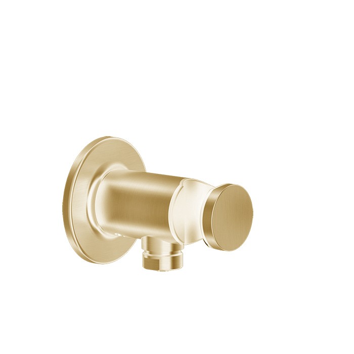 Вывод воды с держателем для душевой лейки на 1/2", Gessi Inciso, золото арт. 58161#246