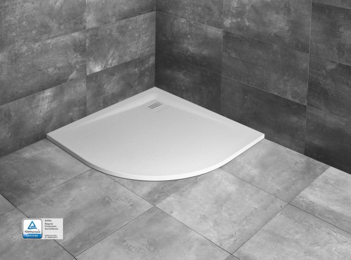 Поддон для душа Radaway Kyntos 80x80см, четверть круга, литьевой мрамор арт. HKA8080-04