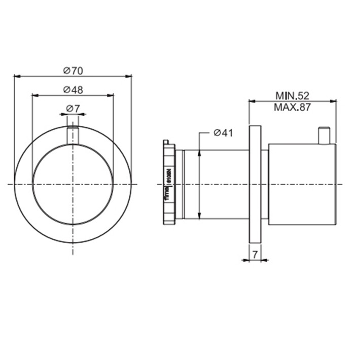 Fima Carlo Frattini Переключатель на 2 выхода, Flo, F3233N2OR цвет: золото