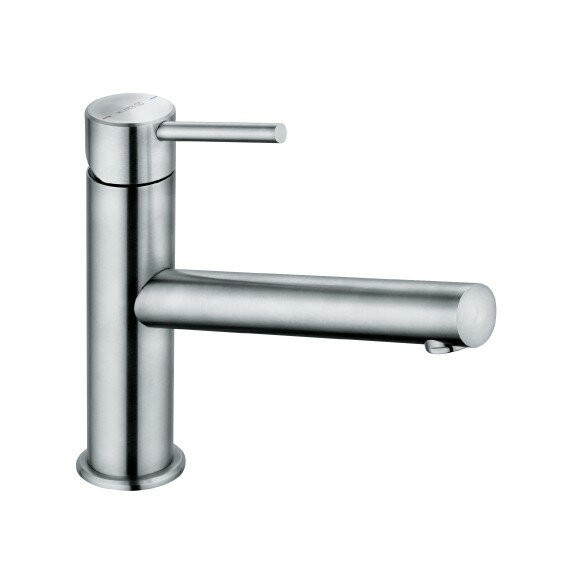 Однорычажный смеситель для кухни, steel Kludi, хром - 44850f860