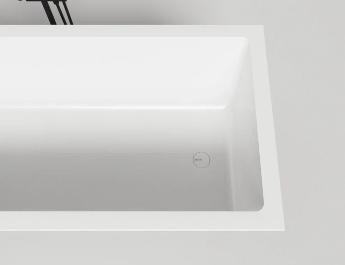 Ванна встраиваемая 180x80, матовая, Salini CASCATA KIT арт. 10453MRF