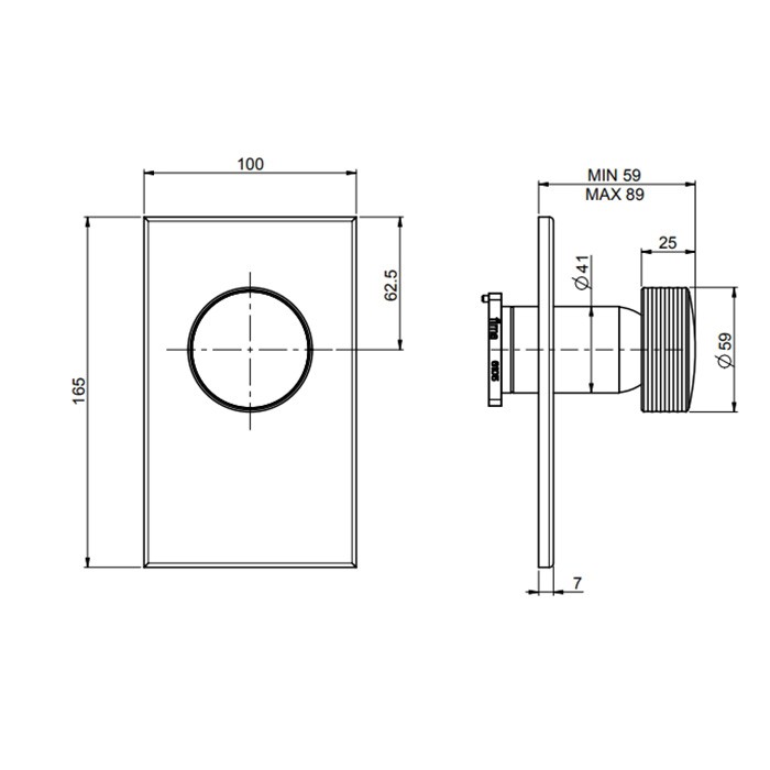 Fima Carlo Frattini Смеситель для душа, встраиваемый, Texture Collection, F5609X1HNS цвет: черный