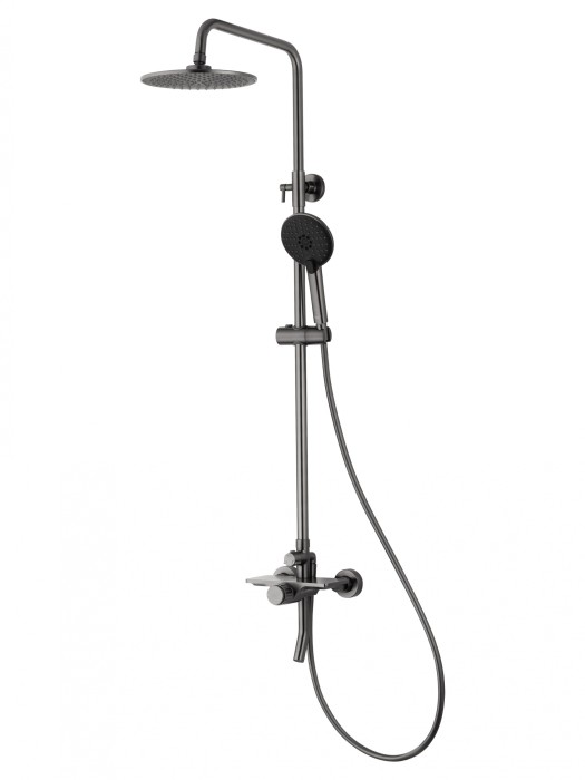 Душевая система, Wonzon &amp; Woghand Click, WW-N3S962-BGG цвет: графит