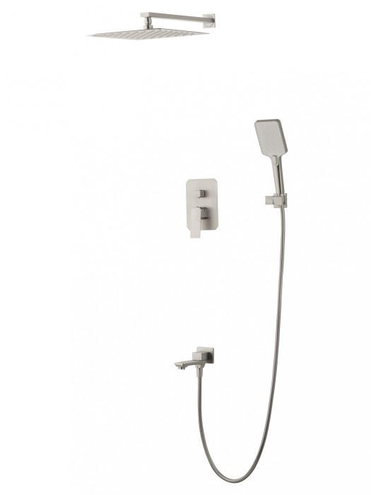 Душевая система встраиваемая, Wonzon &amp; Woghand Diamond, WW-88939011-BN цвет: никель